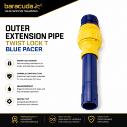 OUTER EXTENSION PIPE TWIST LOCK T BLUE PACER OUTER EXTENSION PIPE TWIST LOCK T BLUE PACER